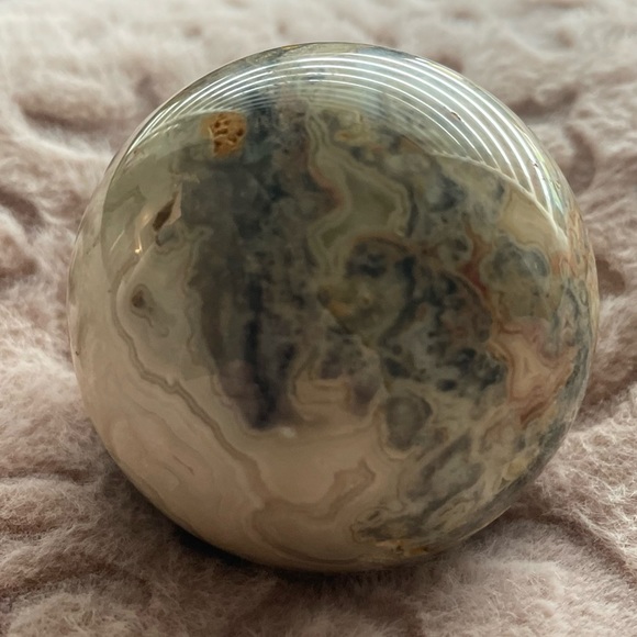 CRAZY lace agate sphere 67mm - Picture 3 of 6